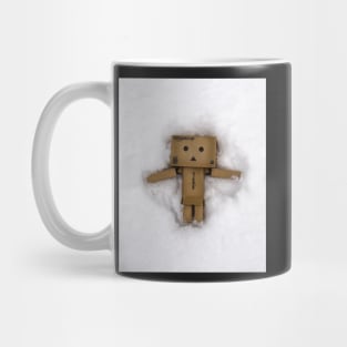 Danbo Makes a Snow Angel Mug